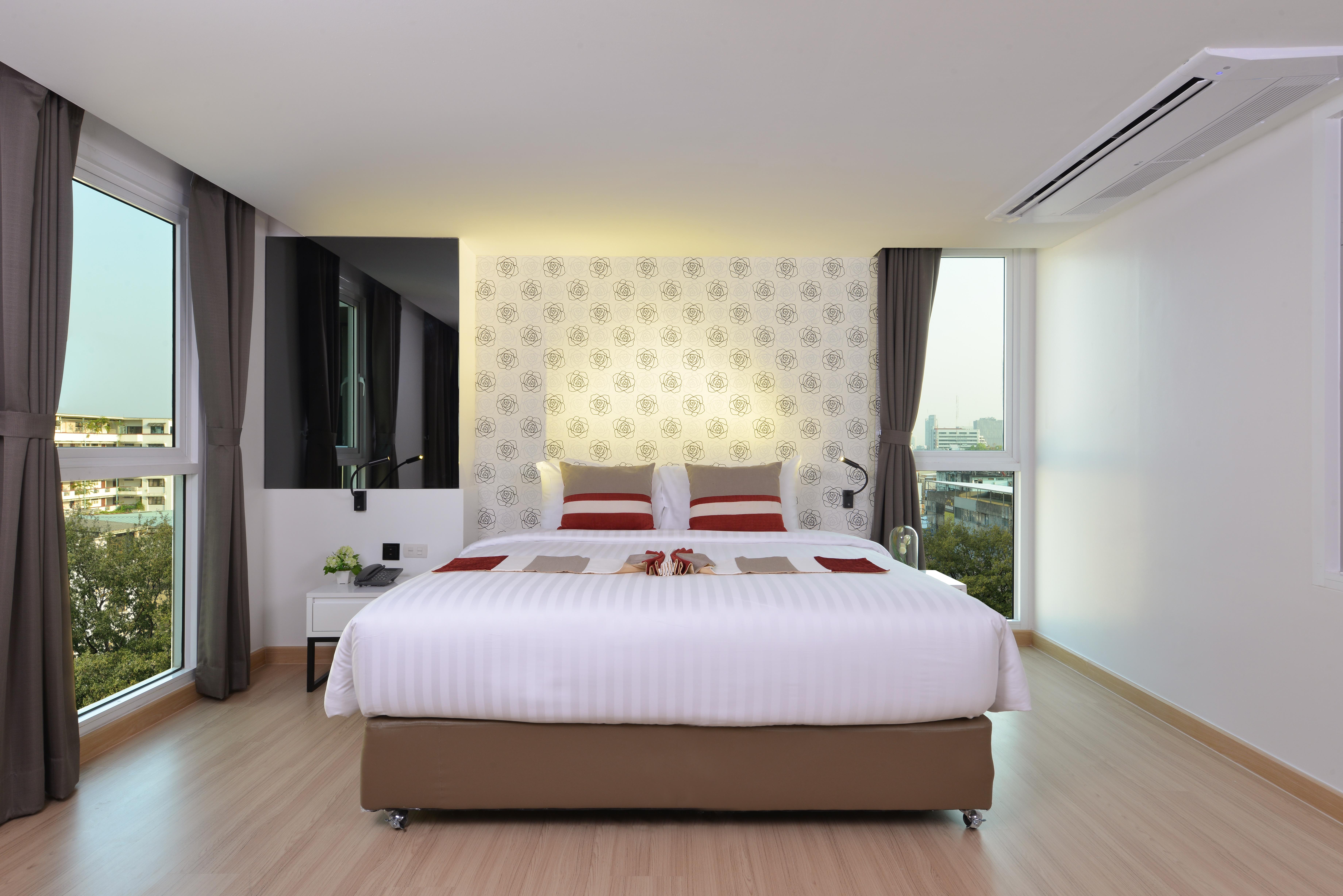 Le D'Tel Bangkok Hotell Eksteriør bilde A bedroom